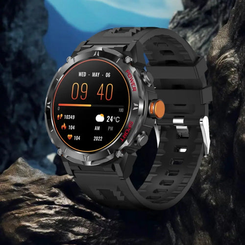 New Y18 Smart Watch 143-inch Blood Oxygen GPS Altitude Pressure Monitoring Heaventlyshop