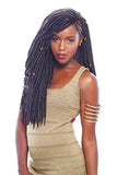 African black solid braided chemical fiber wig Heaventlyshop