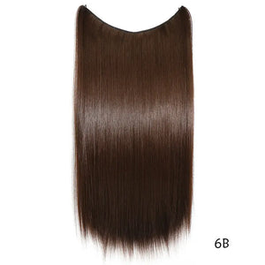 22" Invisible Wire No-Clip Hair Extensions Heaventlyshop