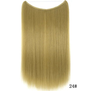 22" Invisible Wire No-Clip Hair Extensions Heaventlyshop