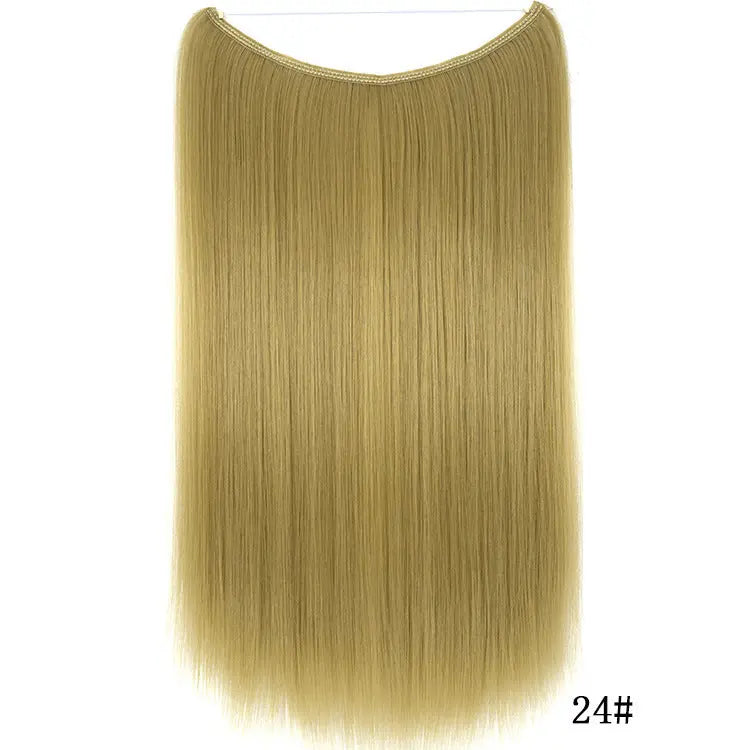 22" Invisible Wire No-Clip Hair Extensions Heaventlyshop