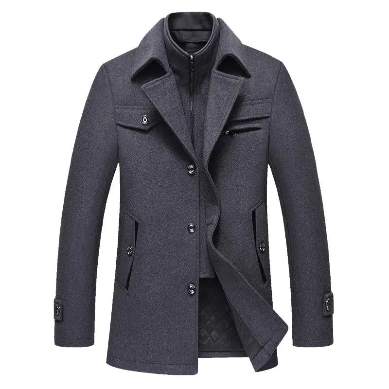 Men's woolen coat wool Heaventlyshop