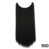 S-noilite 20" Invisible Wire No-Clip Hair Extensions Heaventlyshop