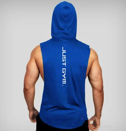 Fitness Vest Men Hooded Loose Clothes Heaventlyshop