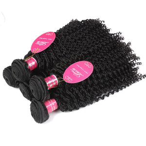 10A Deep Curly Brazilian Human Hair Bundles Weave Heaventlyshop