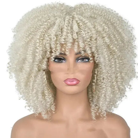 Small Curly Hair Rose Mesh Synthetic Headgear Heaventlyshop