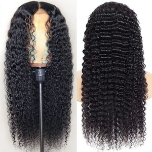 Front Lace Human Hair Wig Deep Wave Human Wigs Heaventlyshop