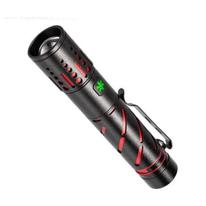 Rechargeable Zoom LED Laser Long Range Aluminum Alloy Outdoor Lighting Flashlight Heaventlyshop