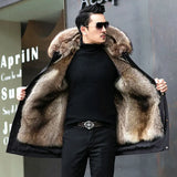 Fur Coat Faux Mink Velvet Medium Length Fur Coat Heaventlyshop