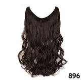 S-noilite 20" Invisible Wire No-Clip Hair Extensions Heaventlyshop