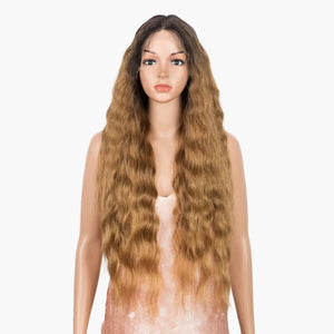 Women's Wig Wave Long Curly Hair Chemical Fiber Headgear Heaventlyshop