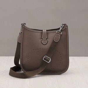 Women Litchi Stria Leather Crossbody Shoulder Togo Classic Purse Handbag Bags H Heaventlyshop