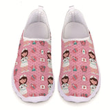 Nurse cartoon printed shoes Heaventlyshop