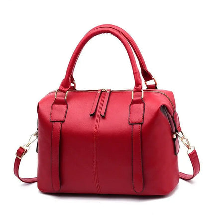 Women Leather Handbag Vintage Bag Shoulder Bags Big Bag Heaventlyshop