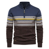 Men's Fashion Stand-up Collar All-match Half Zipper Sweater - Heaventlyshop