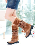 Winter Martin Boots Thick High-Heeled Boots Women's Fashion Shoes Sexy Long Long Snow Boots Heaventlyshop