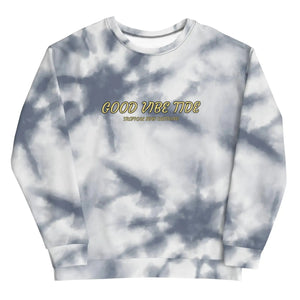 Grey Tie-Dye Vibe Tropical Sweatshirt Heaventlyshop