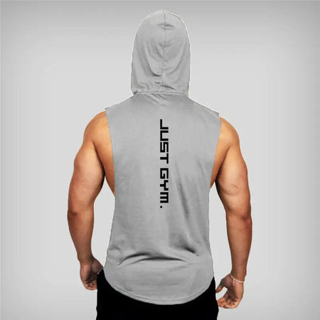 Fitness Vest Men Hooded Loose Clothes Heaventlyshop