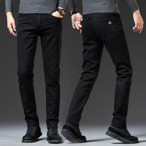 Slim Fit Elastic Straight Jeans For Men Heaventlyshop