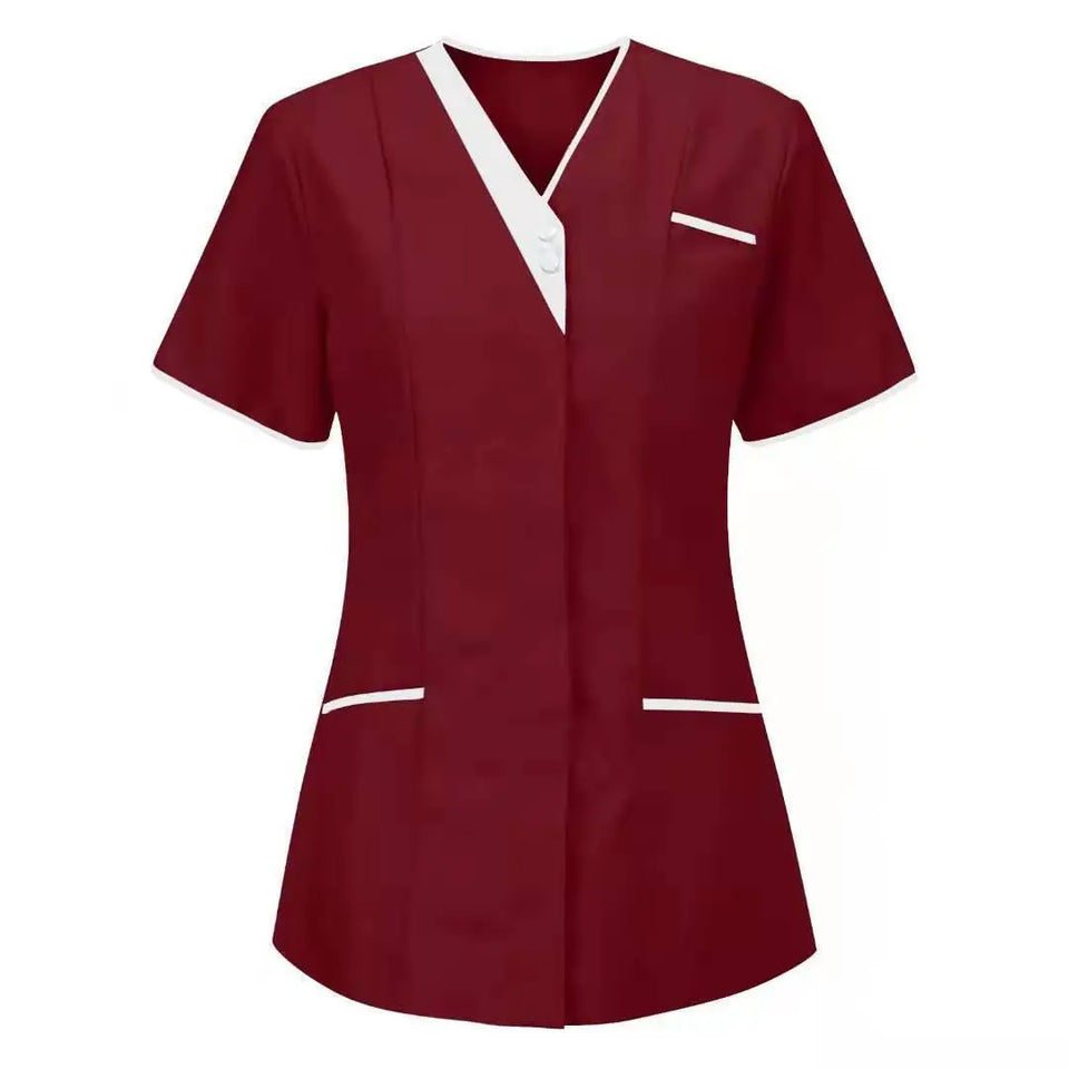 Cotton Skin-friendly And Comfortable Nursing Work Clothes For Hotel Sanitation Heaventlyshop