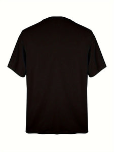 Printed T-shirt, Men's T-shirt, Summer Casual Short Sleeved T-shirt - Heaventlyshop