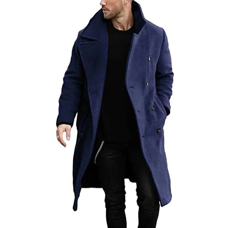 Woolen Coat Men's Thickened Coat Heaventlyshop