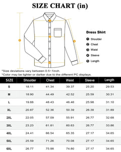 Oxford Dress Shirts for Men Long Sleeve Casual Button Down Shirts Oxford Shirts for Men Dress Shirts with Pocket X-Large Purple Heaventlyshop