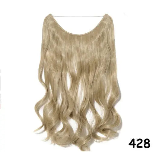 S-noilite 20" Invisible Wire No-Clip Hair Extensions Heaventlyshop