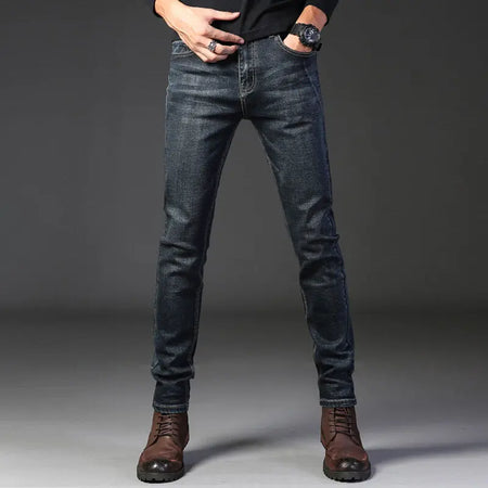 Straight Stretch Slim Fit Casual Men's Trousers Heaventlyshop