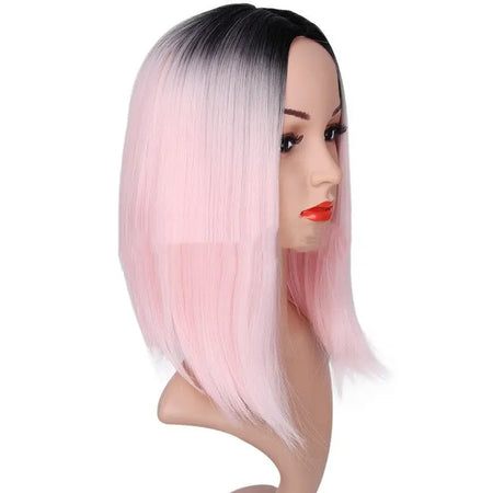 BOBO head gradient short straight hair hood Heaventlyshop