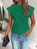 Terri Cap Sleeve Shirt- Heaventlyshop