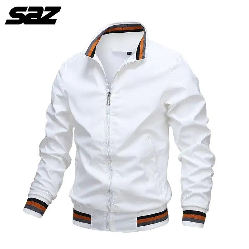 Men’s Casual Stand-up Collar Jacket Heaventlyshop