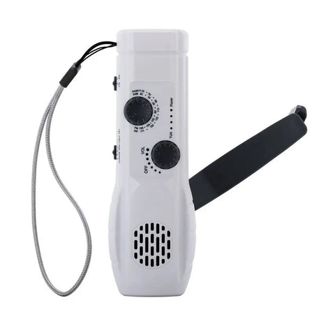 Hand-cranked Multifunctional Flashlight Radio Emergency Mobile Phone Charging Function Heaventlyshop