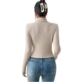 Women's Hollow-out Turtleneck Bottoming Shirt Heaventlyshop