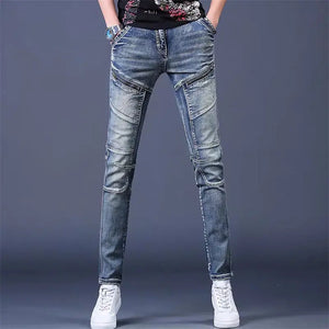 Men's Jeans Spring And Autumn Trendy All-matching Heaventlyshop