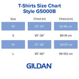 Gildan Youth Heavy Cotton T-Shirt, Style G5000B, 2-Pack X-Large White - Heaventlyshop