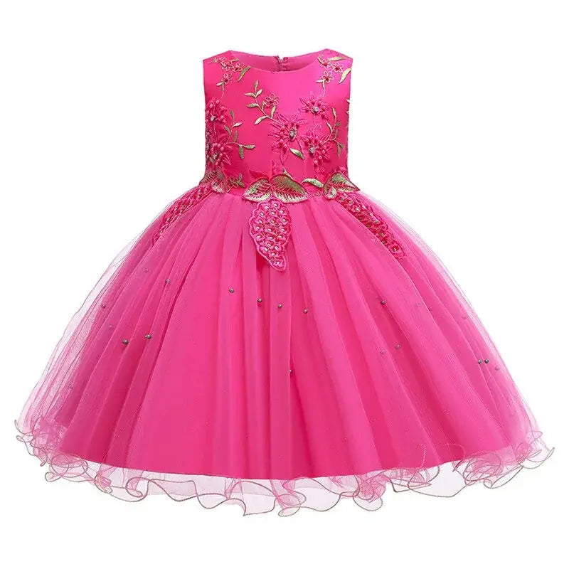 Flower Tulle Dress Heaventlyshop