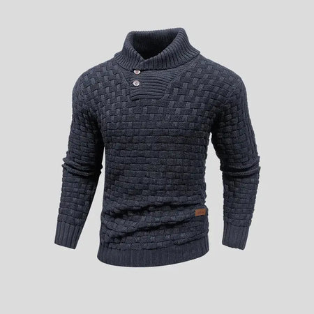 Men's Waffle Pattern Sweater Heaventlyshop