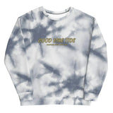 Grey Tie-Dye Vibe Tropical Sweatshirt Heaventlyshop