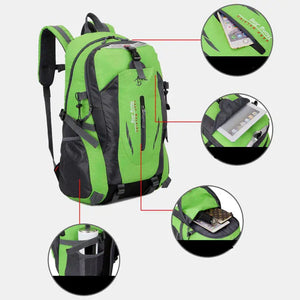 40L Men Women Travel Backpack Rucksack Camping Laptop Hiking School Book Bag USA Heaventlyshop