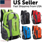 40L Men Women Travel Backpack Rucksack Camping Laptop Hiking School Book Bag USA Heaventlyshop