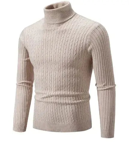 Men's Turtleneck Knitted Sweater Heaventlyshop