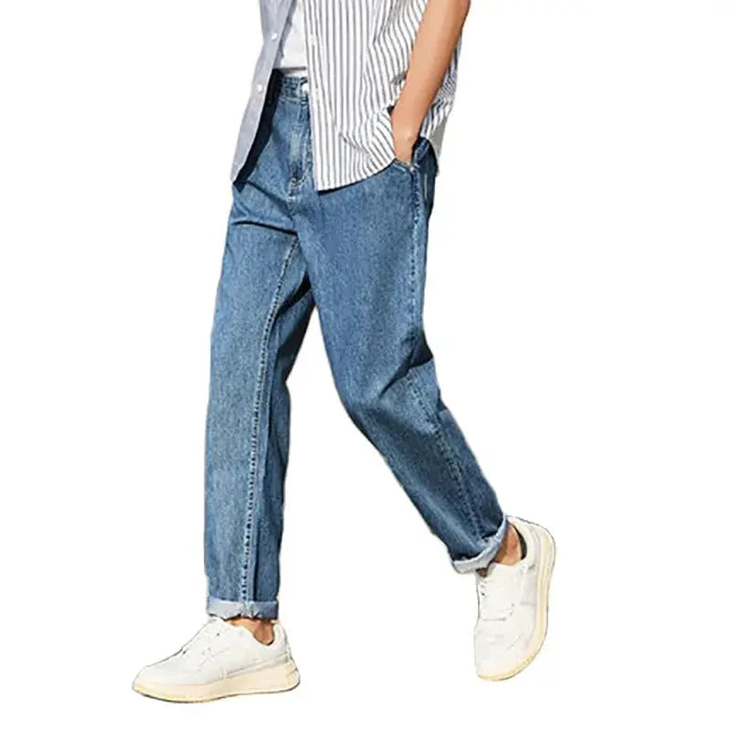 SEMIR 2021 Men's Loose Cotton Denim Jeans: Spring & Autumn Streetwear Heaventlyshop