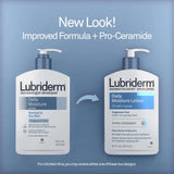 Lubriderm Fragrance Free Daily Moisture Lotion + Pro-Ceramide, Shea Butter & Glycerin, Face, Hand & Body Lotion for Sensitive Skin, Hydrating Lotion for Healthier-Looking Skin, 16 fl. oz Heaventlyshop