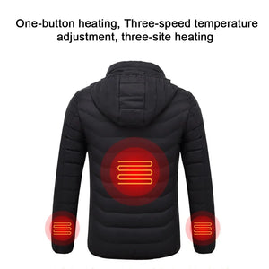 Men's Fleece Waterproof Winter Heated Jackets Heaventlyshop