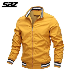 Men’s Casual Stand-up Collar Jacket Heaventlyshop