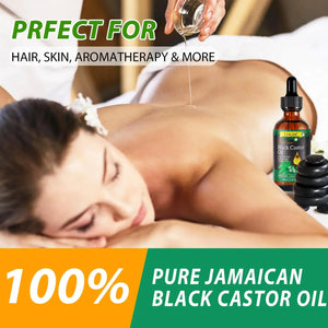 100% Pure Jamaican Black Castor Oil – Organic, Cold Pressed for Hair & Skin Heaventlyshop