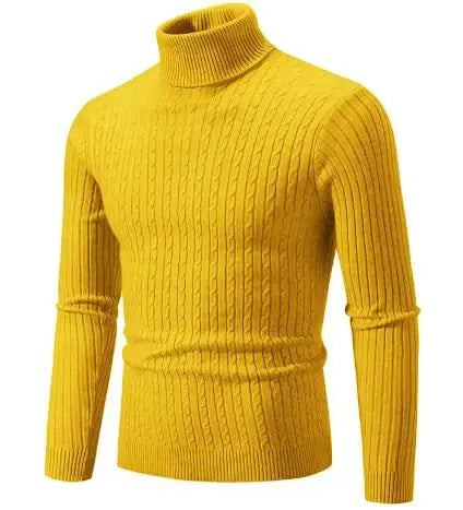 Men's Turtleneck Knitted Sweater Heaventlyshop