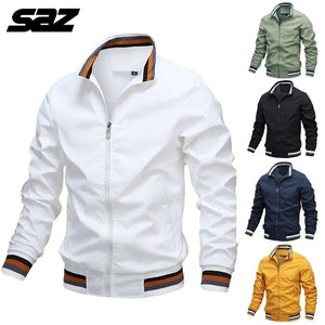 Men’s Casual Stand-up Collar Jacket Heaventlyshop