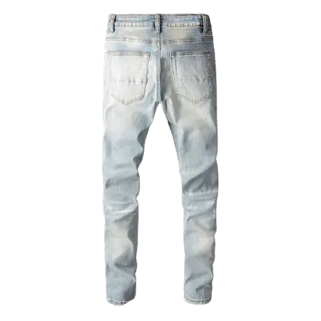 Light Blue Ripped Jeans Heaventlyshop